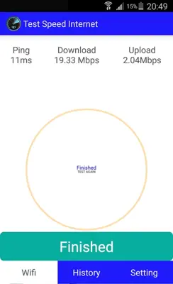 SpeedTest android App screenshot 3